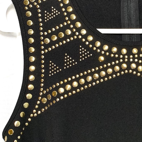 Carmen Marc Valvo Sleeveless Sheath Dress SzS - Picture 3 of 8